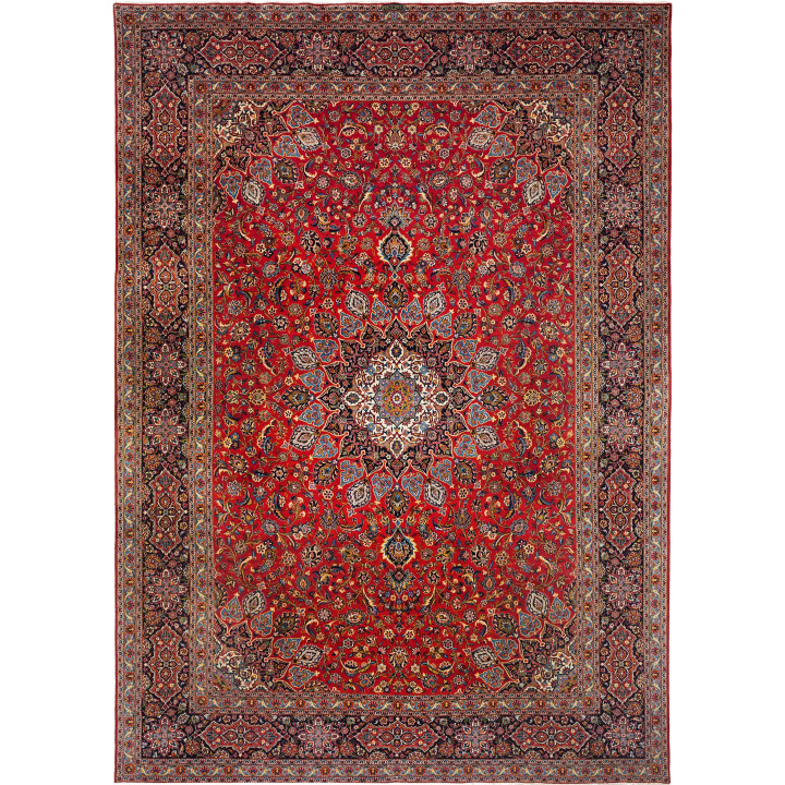 Hand Made Rug Ardakan Persia 288x410 Red Dark B