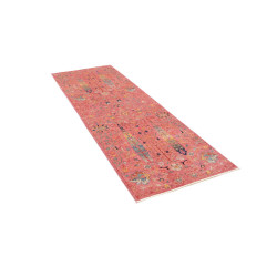 Rug Shahi Fine Pakistan 79x240 Coral Pink Blue