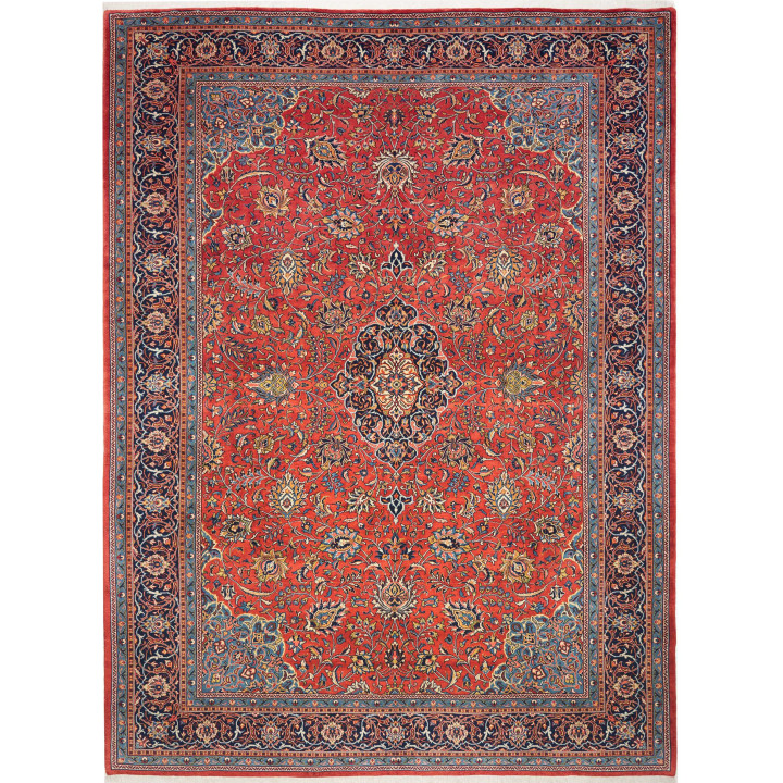 Tappeto Originale Sarough Persia 302x403 Rosso