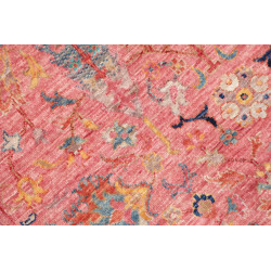Rug Shahi Fine Pakistan 79x240 Coral Pink Blue