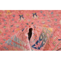 Rug Shahi Fine Pakistan 79x240 Coral Pink Blue