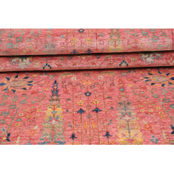 Rug Shahi Fine Pakistan 79x240 Coral Pink Blue