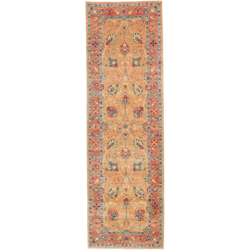 Rug Shahi Fine Pakistan 82x267 Terracotta Orang