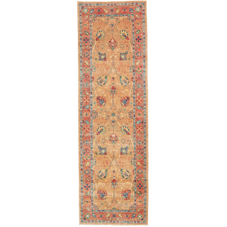 Rug Shahi Fine Pakistan 82x267 Terracotta Orang