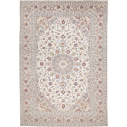 Tappeto Originale Kashan Persia 240x346 Avorio