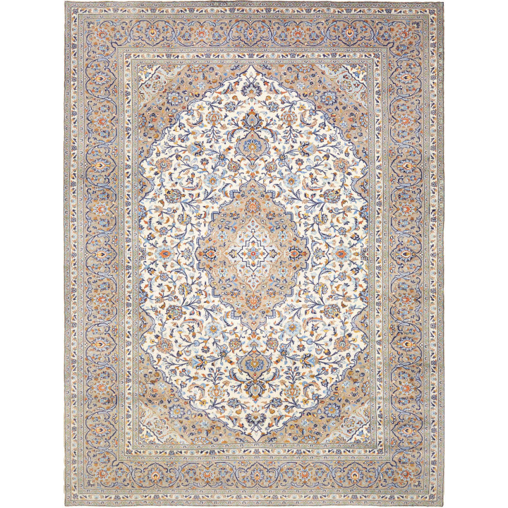 Tappeto Originale Kashan Persia 258x347 Beige B