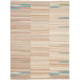Hand Made Rug Modern Kilim Persia 160x220 Beige