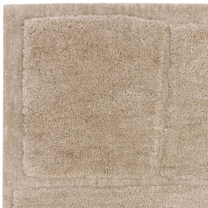 Rug Horizon geometric taupe and light beige 120x