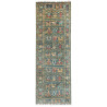Rug Rubin Pakistan 72x216 Petrol Blue Red Gold