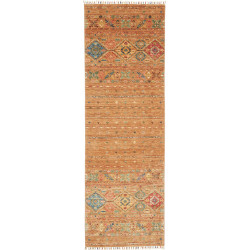 Rug Rubin Pakistan 79x252 Orange Terracotta Gol
