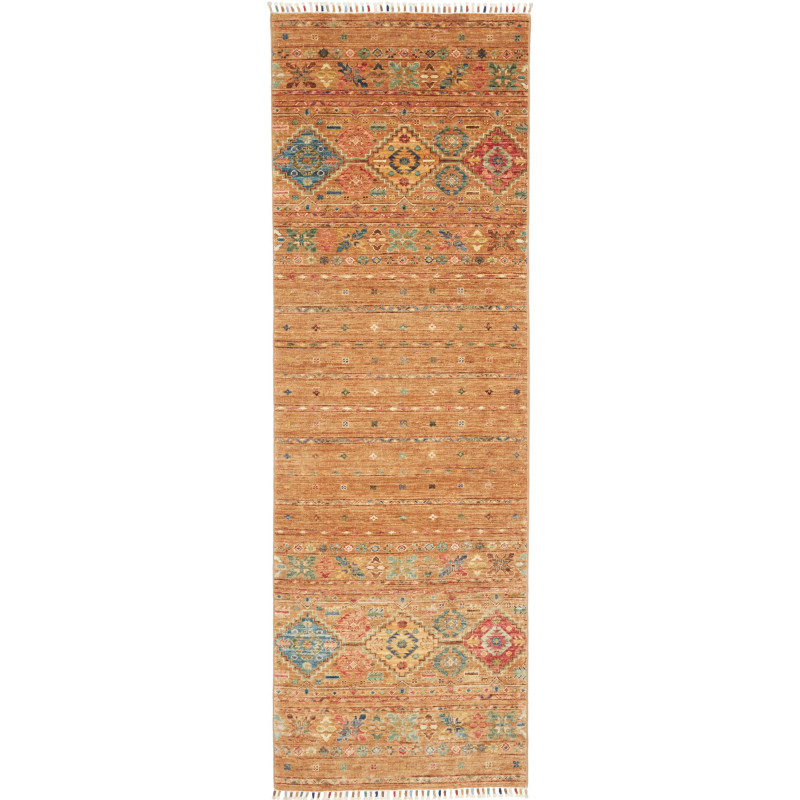 Rug Rubin Pakistan 79x252 Orange Terracotta Gol