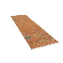 Rug Rubin Pakistan 79x252 Orange Terracotta Gol