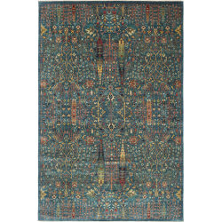 Rug Shahi Fine Pakistan 198x299 Teal Blue Terra