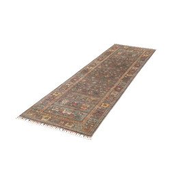 Rug Rubin Pakistan 75x242 Charcoal Brown Terrac