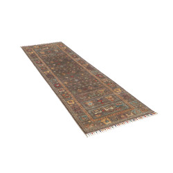Rug Rubin Pakistan 75x242 Charcoal Brown Terrac