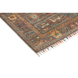 Rug Rubin Pakistan 75x242 Charcoal Brown Terrac
