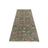 Rug Rubin Pakistan 76x237 Petrol Blue Ocher Rus