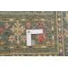 Rug Rubin Pakistan 76x237 Petrol Blue Ocher Rus