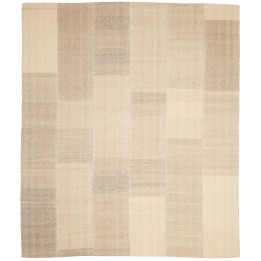 Hand Made Rug Modern Kilim Persia 254x300 Beige