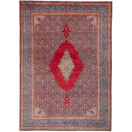 Tappeto Originale Moud Persia 225x320 Rosso Scu