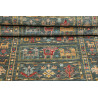 Rug Rubin Pakistan 77x238 Teal Blue Terracotta