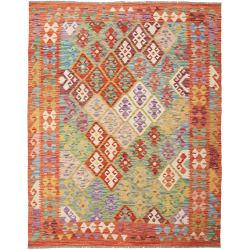 Kilim 150x193 Cm Kilim, Afghanistan, Hand-carded Wool