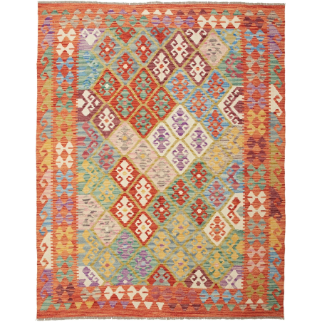 Kilim 150x193 Cm Kilim, Afghanistan, Hand-carded Wool