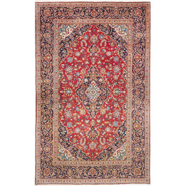 Hand Made Rug Ardakan Persia 200x320 Red Dark B