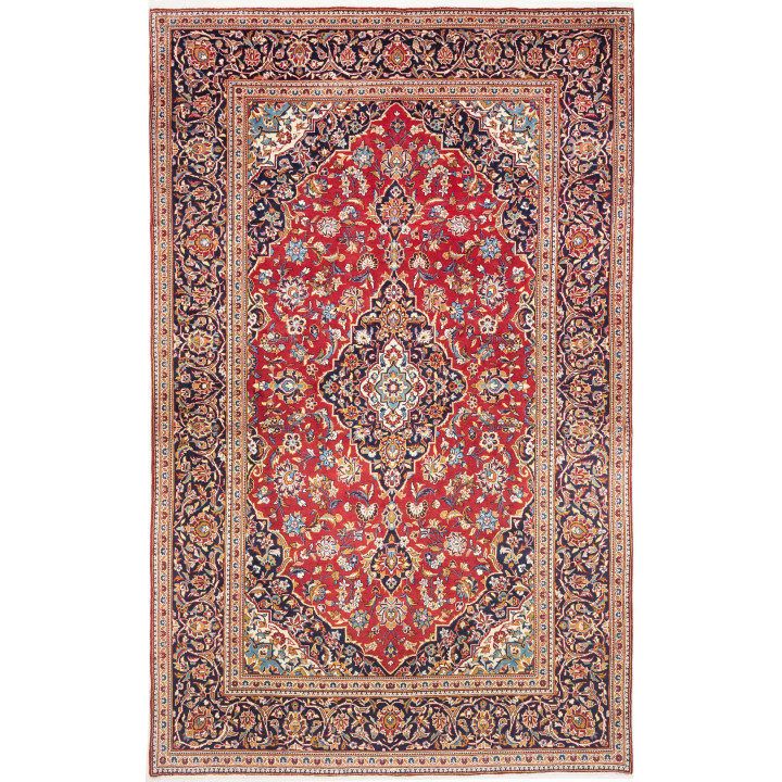 Hand Made Rug Ardakan Persia 200x320 Red Dark B