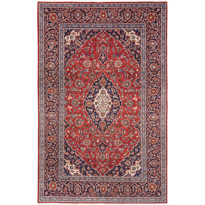 Hand Made Rug Ardakan Persia 202x320 Red Dark B