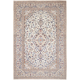 Tappeto Originale Kashan Persia 195x292 Avorio