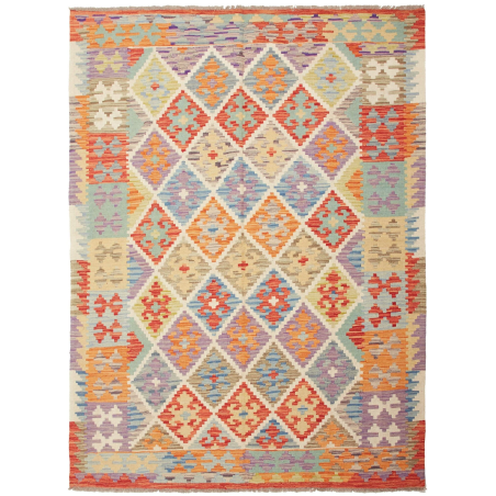 Kilim 148x205 Cm Kilim, Afghanistan, Hand-carded Wool (warp: