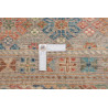 Rug Rubin Pakistan 80x243 Beige Blue Turquoise