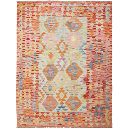 Kilim 148x192 Cm Kilim Afghanistan Hand-carded Wool (warp: