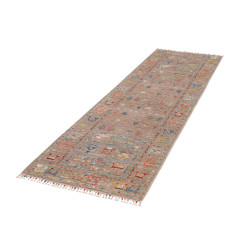 Rug Rubin Pakistan 77x249 Taupe Brown Terracott
