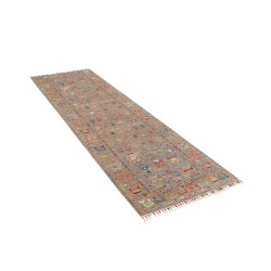 Rug Rubin Pakistan 77x249 Taupe Brown Terracott