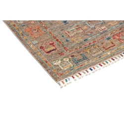 Rug Rubin Pakistan 77x249 Taupe Brown Terracott