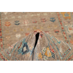 Rug Rubin Pakistan 77x249 Taupe Brown Terracott