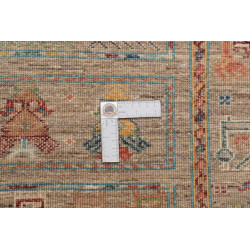 Rug Rubin Pakistan 77x249 Taupe Brown Terracott