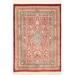 Tappeto Originale Ghom Seta Persia 80x117 Rosso