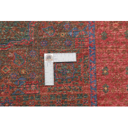Rug Mamlouk Pakistan 83x236 Deep Red Olive Gree
