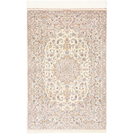 Tappeto Originale Ghom Seta Persia 99x150 Avori