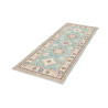 Rug Kazak Afghanistan 79x201 Turquoise Beige Bl