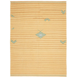 Hand Made Rug Modern Kilim Persia 177x239 Beige
