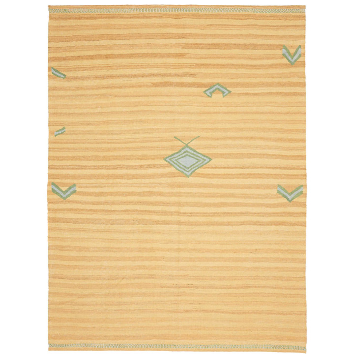 Hand Made Rug Modern Kilim Persia 177x239 Beige