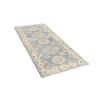 Rug Kazak Afghanistan 84x185 Light Blue Cream P