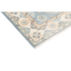 Rug Kazak Afghanistan 84x185 Light Blue Cream P