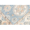 Rug Kazak Afghanistan 84x185 Light Blue Cream P