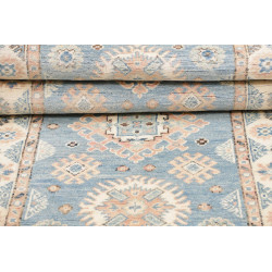 Rug Kazak Afghanistan 84x185 Light Blue Cream P