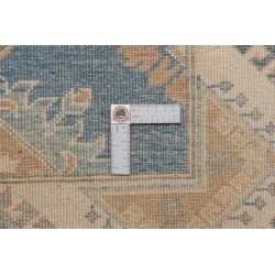 Rug Kazak Afghanistan 84x235 Light Blue Cream B
